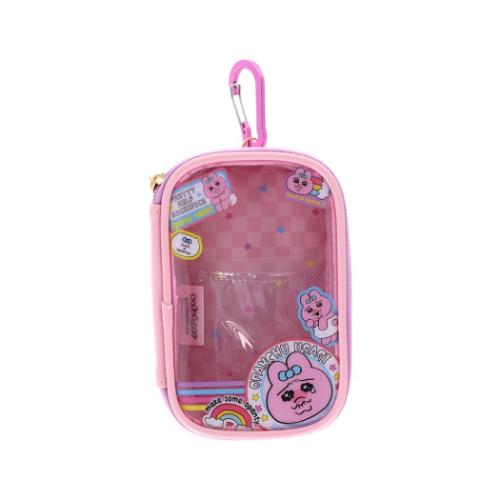 ミニポーチ おぱんちゅうさぎ キャリーポーチ ピンク 小物入れ
