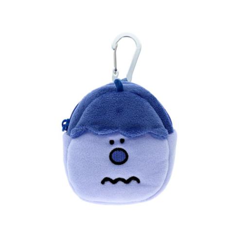 ミニポーチ こんなこいるかな カラビナ付きぬいぐるみポーチ ぶるる NHK サンスター文具