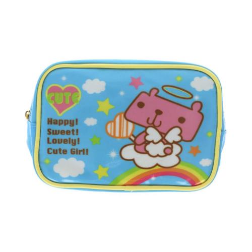 ラミネートポーチ BETTY’S BLUE コスメポーチ サンスター文具 エイミーちゃん 爆買