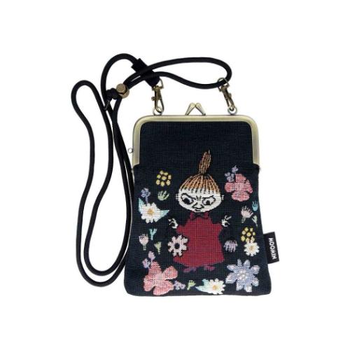 ムーミン グッズ スマホポーチ 北欧 キャラクター ゴブラン織 マルチショルダーポーチ がま口