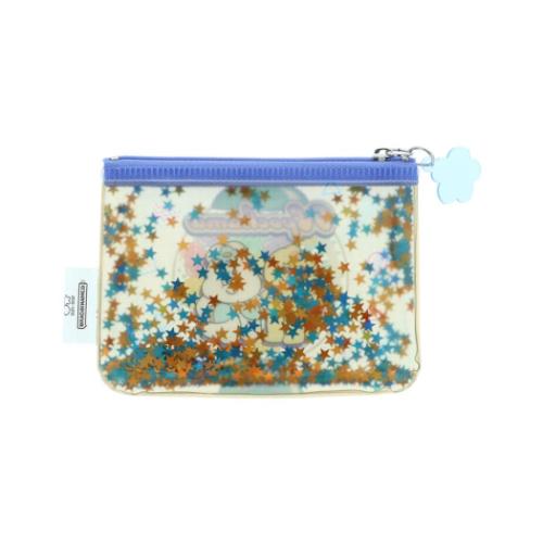 ミニポーチ んぽちゃむ スパンコール入りミニポーチ イエロー サンスター文具