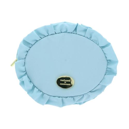 ミニポーチ モフサンドx日比谷花壇 フリルミニポーチ mofusand Bloom 小物入れ