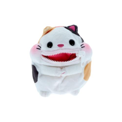 ミニポーチ ぱくぱくポーチ ほおばりいず みけねこ ねこ サンスター文具 爆買
