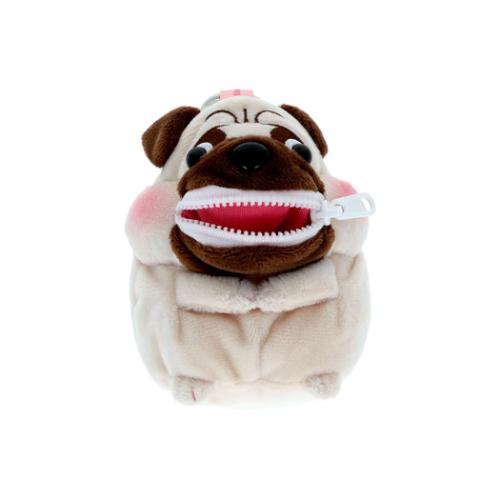 ミニポーチ ぱくぱくポーチ ほおばりいず ぱぐ いぬ サンスター文具