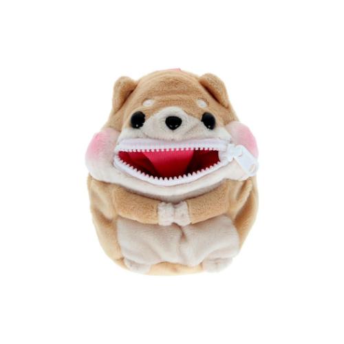 ミニポーチ ぱくぱくポーチ ほおばりいず しばいぬ いぬ サンスター文具