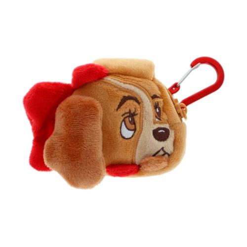 ミニポーチ わんわん物語 カラビナ付きふわミニポーチ KLB ディズニー ベビーレディ 小物入れ いぬ 爆買