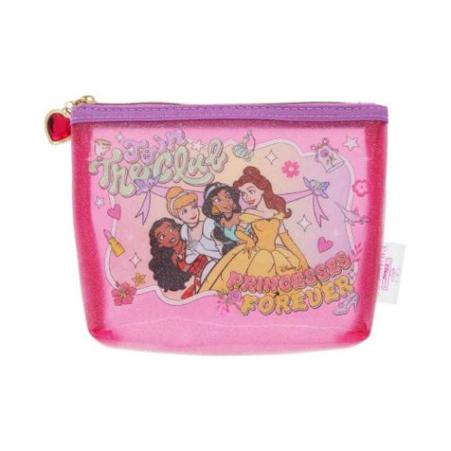 ディズニープリンセス グッズ コスメポーチ Disney キャラクター クリアラメポーチ
