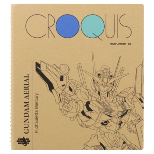 機動戦士ガンダム 水星の魔女 グッズ お絵かき帳 アニメキャラクター クロッキーブック
