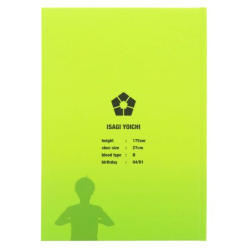 ブルーロック グッズ 横罫ノート アニメキャラクター ハードカバー