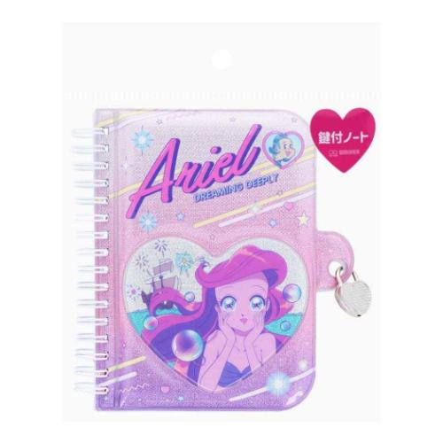 鍵付ノート リングノート リトルマーメイド ディズニープリンセス