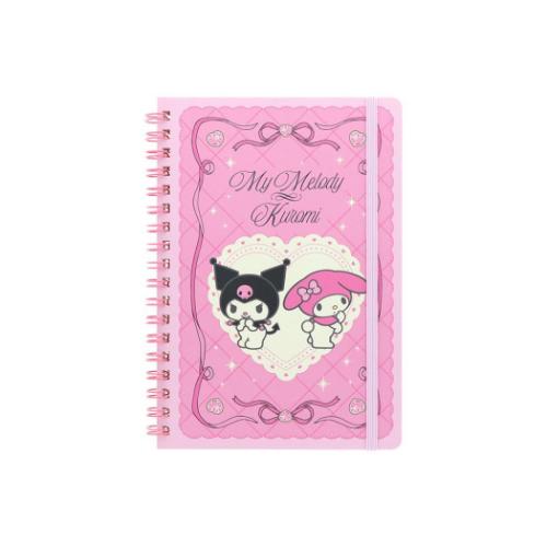 リングノート WリングノートB6 マイメロディ＆クロミ リボン サンリオ