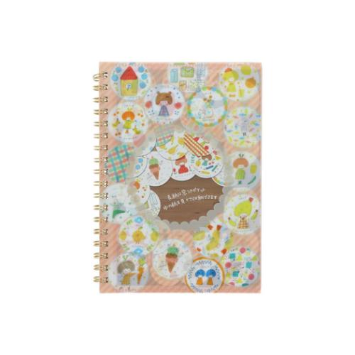 ポケットリングノート リングノート mizutama ピンク サンスター文具