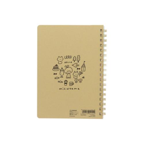 リングノート mizutama ポケットリングノート ミントグリーン サン