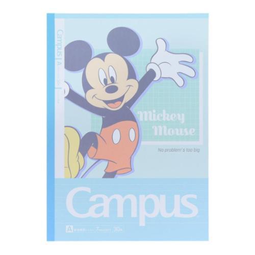 ミッキーマウス キャンパスノートドットＡ罫５冊パック ディズニー 横罫 ノート キャラクター｜cinemacollection｜02