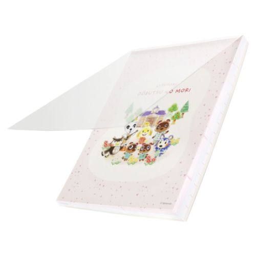 メモA6 あつまれどうぶつの森 メモ帳 サンスター文具 ピンク