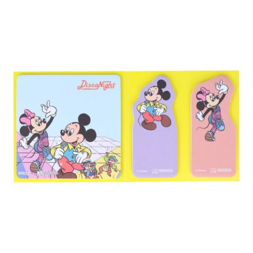 ⭐ディズニー　付箋 ミッキー＆フレンズ キャラクター 付箋 スティック ふせん 4種