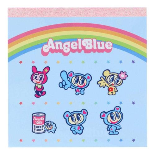 サンスター文具 スクエアメモ Angel Blue エンジェルブルー メモ帳