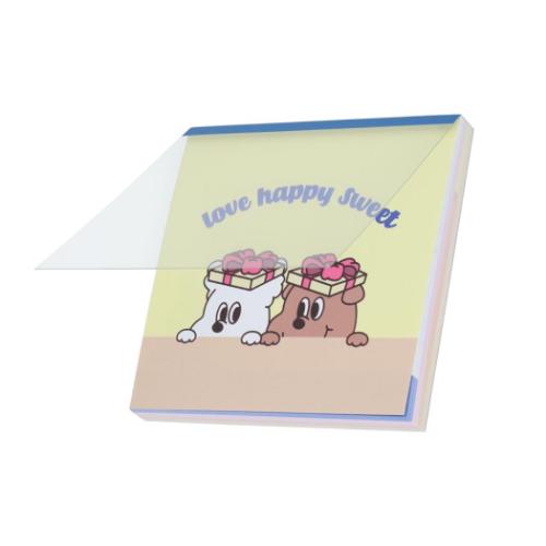 スクエアメモ メモ帳 B 1107 イルイルゴンチル サンスター文具 新学期