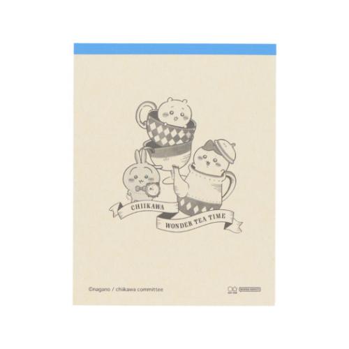 ちいかわ グッズ メモ帳 キャラクター メッセージメモ ティータイムA