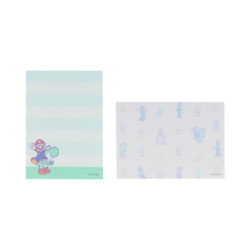 スーパーマリオブラザーズ メモミニ メモ帳 キャラクター 味方 新入学