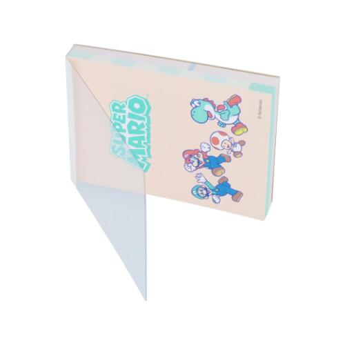 スーパーマリオブラザーズ メモミニ メモ帳 キャラクター 味方 新入学