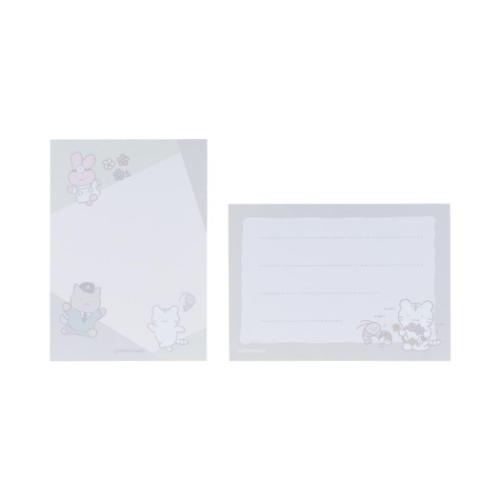 メモ帳 ホワイトタイガーとブラックタイガー メモミニ ミニミニメモ グレー 伝言 メモパッド キャラクター