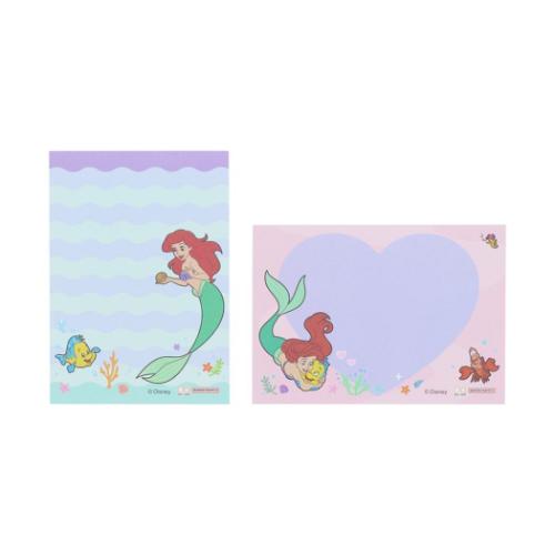 TDS♡アリエル♡メモ帳♡レア ディズニープリンセス リトルマーメイド キャラクター メモ帳