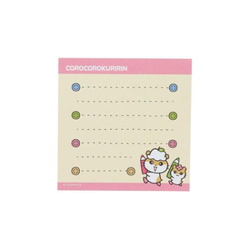 コロコロクリリン メモ帳 スクエアメモ レトロ SC4 サンリオ サンスター文具