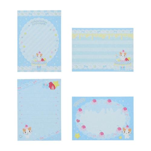 サンリオ　マシュマロみたいなふわふわにゃんこ　メモ帳 サンスター文具 メモ帳 マシュマロみたいなふわふわにゃんこ A6メモ