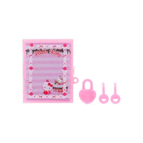 ハローキティ 鍵付きケース＆メモセット サンリオ メモ帳 キャラクター