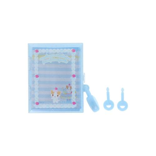 鍵付きケース＆メモセット マシュマロみたいなふわふわにゃんこ メモ帳