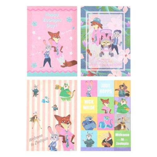 メモ帳 A6メモ ディズニー ズートピア2 2D サンスター文具 新学期準備