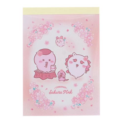 ちいかわ メモ帳 メモミニ Sakura Pink サクラ くりまんじゅう