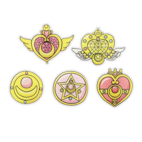 サンスター文具 アクリルクリップ 5個セット クリップ 美少女戦士