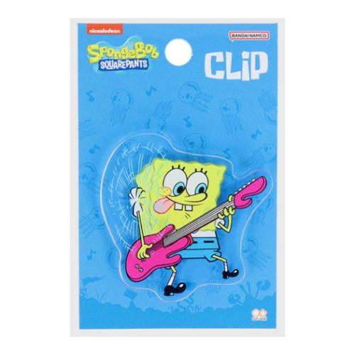 スポンジボブ ニコロデオン キャラクター ダイカットクリップ アクリル