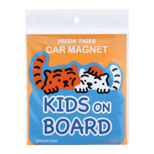 マグネット MUZIK TIGER　ムジークタイガー カーマグネット 韓国　SNS KIDS A カーステッカー かわいい