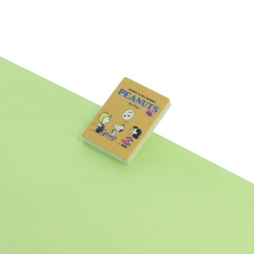 PEANUTS スヌーピー クリップ 木製クリップ オレンジ ピーナッツ