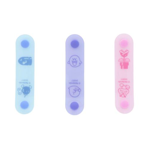 スーパーマリオブラザーズ ケーブルクリップセット ケーブルホルダー 敵 キャラクター