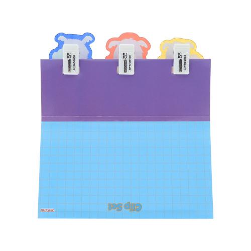 サンスター文具 クリップ ホイッピ＆ラッピ アクリルクリップセット