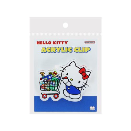 クリップ アクリルクリップ ハローキティ ホワイト サンスター文具