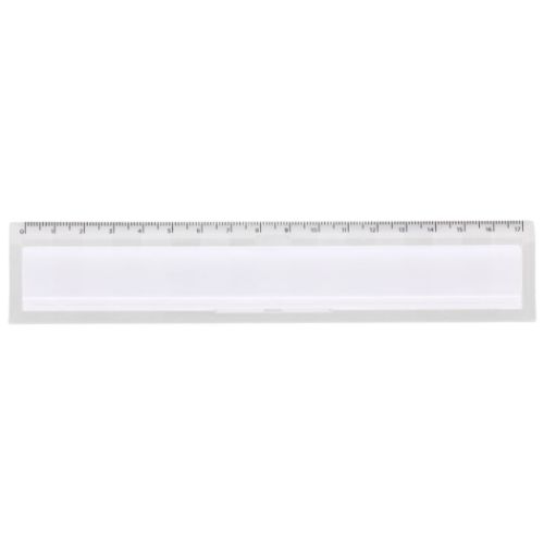 ものさし 指先ガード定規 YUBITECT ユビテクト クリア サンスター文具