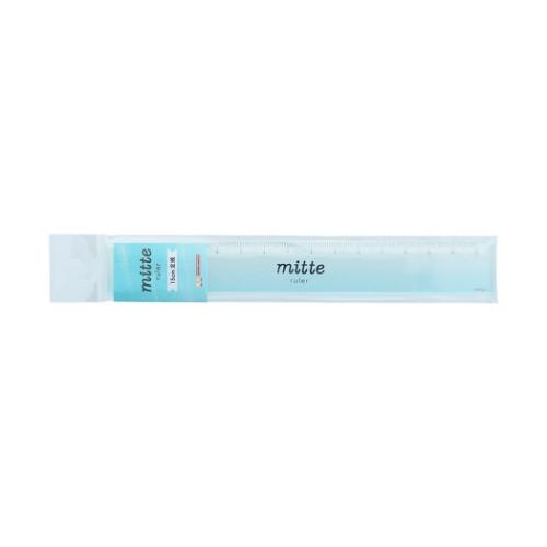 ものさし mitte ミッテ 15cm定規 morning サンスター文具