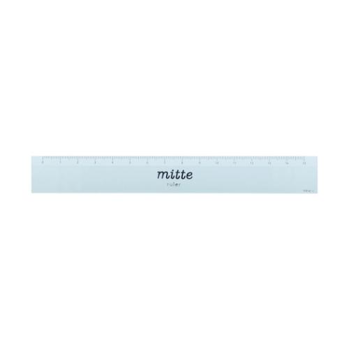 ものさし mitte ミッテ 15cm定規 cloudy 新学期準備文具 シンプル