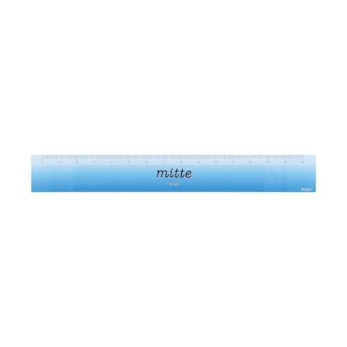ものさし mitte ミッテ 15cm定規 midnight サンスター文具 新学期準備文具