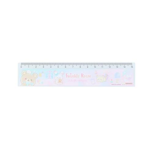 ものさし 15cm定規 トゥインクルルーム サンスター文具