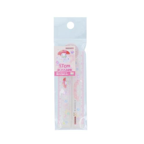 マイメロディ グッズ ものさし サンリオ キャラクター 折りたたみ17cm定規 ゆめかわ！