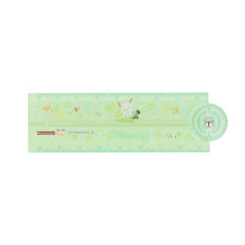 ポチャッコ 折りたたみ17cm定規 ものさし ゆめかわ！ サンリオ キャラクター グッズ