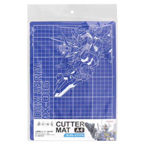 機動戦士ガンダム 水星の魔女 グッズ カッティングマット アニメキャラクター A4カッターマット ガンダム エアリアル