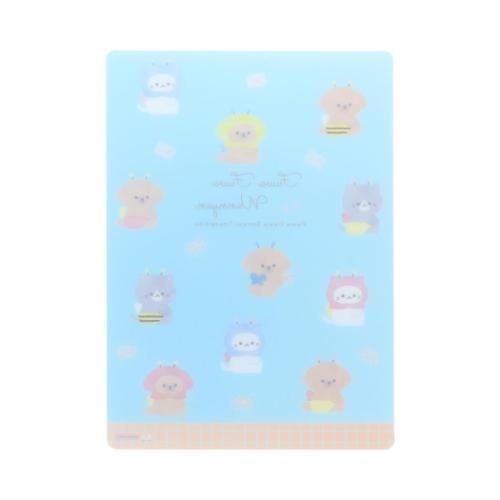 下敷き クリア下敷 ふわふわわんにゃん サンスター文具