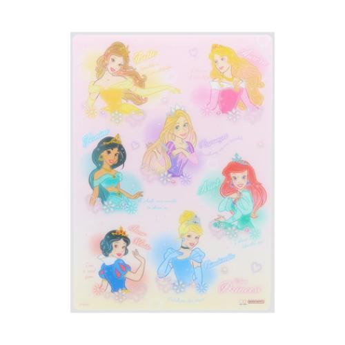 ディズニープリンセス クリア下敷 ディズニー 下敷き キャラクター サンスター文具
